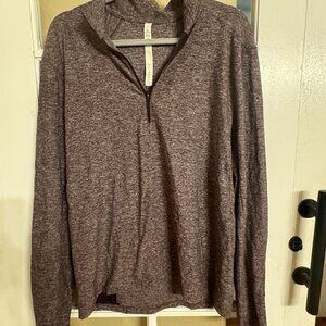 Lululemon surge warm half zip- pullover Men's large